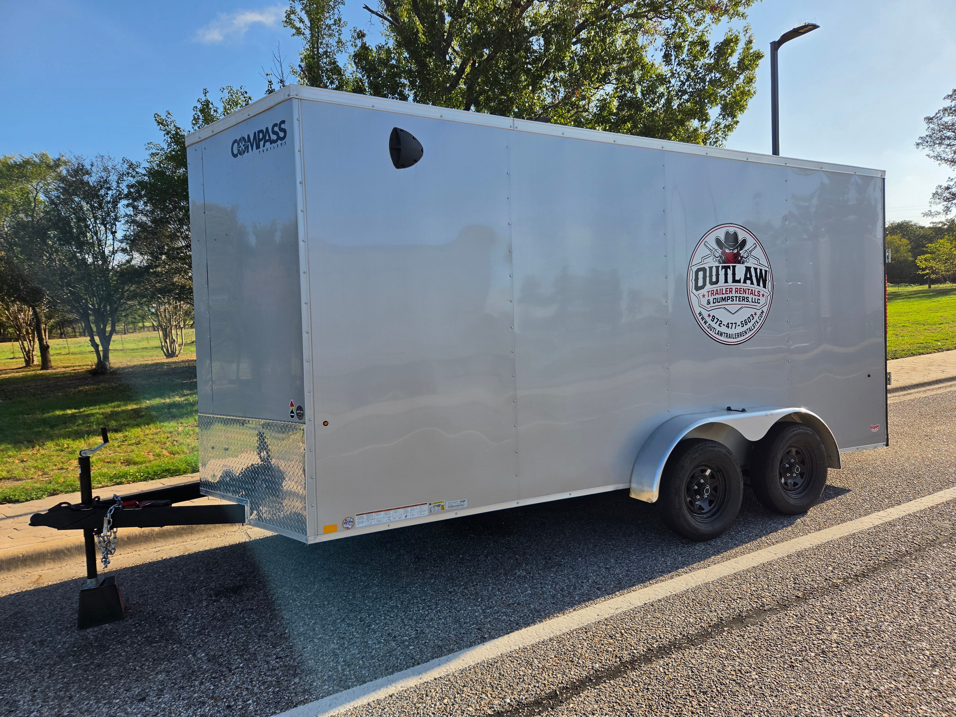 Enclosed Trailers available for rent